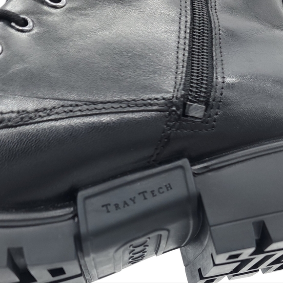 ECCO Modtray Women's Insulated Black Lace Up Ankle Boots Size 8-8.5 EU 39 - Picture 9 of 14